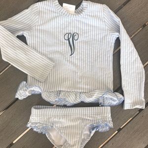 Girls Classic Whimsy Seersucker swim size 3